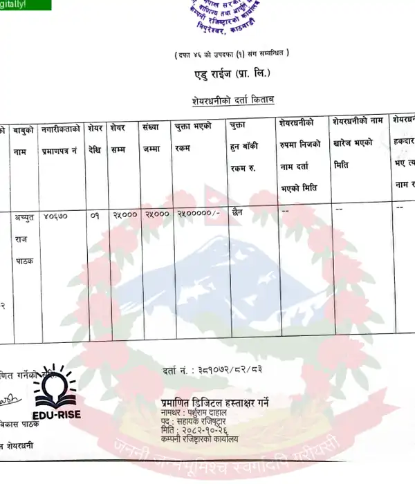 edurisenepal-share-lagat